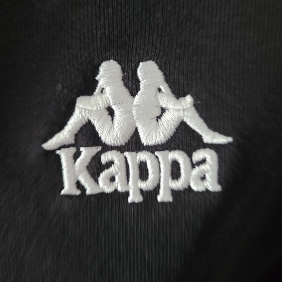 KAPPA WOMENS BLACK AND WHITE HOODIE- Size XS - Picture 6 of 6